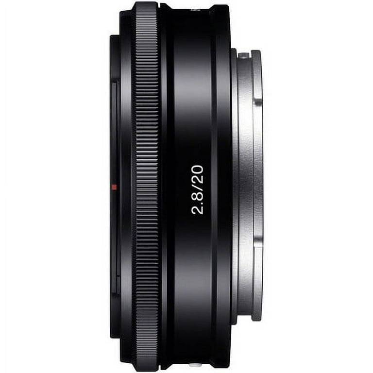 SONY α E20 F2.8 E-mount Sony Alpha E-mount 20mm f/2.8 Prime Lens SEL20F28 - 7PC Accessory