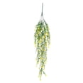 thumbnail image 2 of JilgTeok Back to School Artificial Fake Hanging Flowers Plants with Basket for Outdoor Decoration,Fake Silk Flower UV Resistant for Outside, Faux Rose Flower for Home Patio Garden Porch Decor(H:30in), 2 of 5