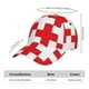 thumbnail image 2 of Fotbe Red Cross 1 Gorro Clásico de Béisbol, Gorra Ajustable con Broche Snapback, Gorro de Exterior de Algodón Suave, 2 of 6