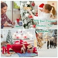 thumbnail image 6 of Costway 8ft Snow Flocked Christmas Tree Glitter Tips w/ Pine Cone & Red Berries, 6 of 11