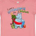 thumbnail image 4 of Inktastic I want a Hippopotamus for Christmas Boys or Girls Baby T-Shirt, 4 of 5