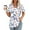 Womens Style4-White short sleeve shirts, variant on Mceream Short Sleeve Shirts for Women Dressy V Neck Tops Plus Size Set White Tee Shirt Fitted Peasant Blouses Print Fashion Spring Clothes 2025 Camisas Para NiñAs XXL