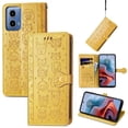 thumbnail image 1 of Funda Cartera FOXDOCK para Motorola Moto G34 , Flip PU con Relieve de Gatos y Perros, Tarjetero y Soporte, 1 of 6