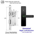 thumbnail image 2 of Biometric Fingerprint Door Lock Black Smart Lock App Remote Unlocking Keyless ,Easy Installation, 2 of 7