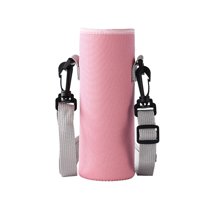 Water Bottle Sleeve, Water Bottle Carrier Bag With Adjustable Shoulder Strap, Insulated Neoprene Bottle Sling Holder Case Pouch Cover For Water Bottle Protection