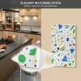 thumbnail image 5 of Yayeee Blank Wall Plate Cover 1-Gang 4.5"x2.7" Home Unused Decorative Outlet, Blue Simple Shapes, 5 of 7