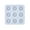 Type B, variant on HomeLife Round Silicone Mold 9 Cavity Circle Button Pendant Resin Epoxy Mold with Hole Casting Mold DIY Wind Chimes Keychain Jewelry Making Tool for Beginners