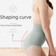 thumbnail image 5 of Ropa interior de cintura alta para mujer, moldeadora de abdomen, moldeadora de cintura, levantadora de cadera, antibacteriana, de grafeno, de algodón puro, con entrepierna, pantalones cortos de talla, 5 of 6