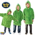 thumbnail image 5 of Huggle Pets Green Dinosaur Animal Hoodie Sweatshirt and Plush Toy, As Seen on TV, 5 of 7