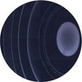 thumbnail image 1 of Ahgly Company Machine Washable Indoor Round Transitional Night Black Area Rugs, 7' Round, 1 of 7