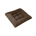 thumbnail image 2 of Non Slip Chair Pads with Ties for Dining Chairs Indoor Kitchen Seat Cushions Square Chair Cushions Warm Floor Cushion for Kids Adults office Long Sitting (15.75*15.75Inch), 2 of 8