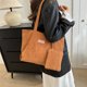 thumbnail image 5 of Bolso de mano de pana para mujer Bolso de hombro de invierno con monedero Bolso hobo (marrón), 5 of 7