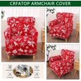 thumbnail image 3 of Housses de Chaise Extensibles avec Accoudoirs, Housse de Chaise d'Appoint Imprimée, Fauteuil Fleur, Housses de Fauteuil de Banquet Douces, Housses de Chaise Lavables pour Salon, Bureau, Réception, Lecture, Sofa, 3 of 7
