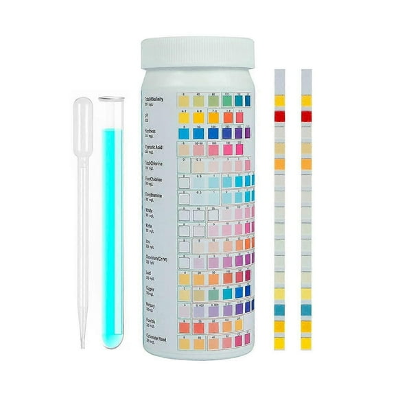 16 in 1 Premium Drinking Water Test Kit,for Drink Water,100 Strips Accurate Water Test Strips Water