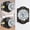 Oil Rubbed Bronze-Rosette, variant on 3 Pack Glass Crystal Door Knobs Interior, Antique Brass Crystal Door Knobs with Lock for Privacy Use, Vintage Crystal Glass Doorknobs for Bedroom Bathroom Interior Doors