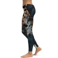 thumbnail image 3 of Michael Myers Halloween Womens Athletic Leggings Soft High Waist Yoga Pants Workout Pants for Sports XL, 3 of 8