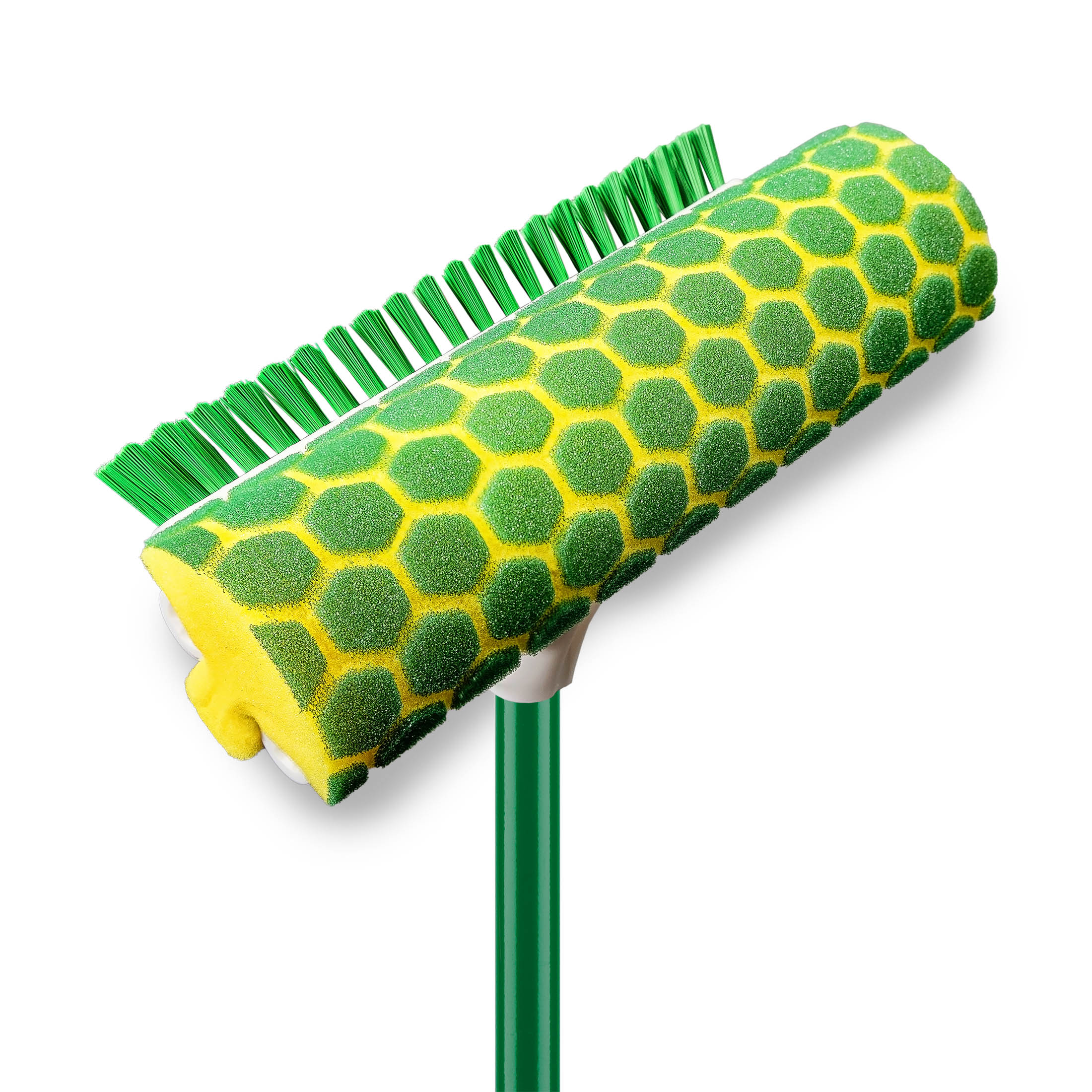 Libman Nitty Gritty Sponge Mop with Scrub Brush, Green photo 7