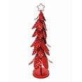 thumbnail image 1 of Árbol Navidad Metal 57 Cm Adorno Decoración Navideña Rojo, 1 of 3