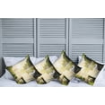 thumbnail image 2 of Ambesonne Nature Throw Pillow Cover 4 Pack, Boat by Foggy Lake Deck, 24", Olive Green White, 2 of 7