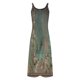 thumbnail image 5 of ICHUANYI Clearance Women Fashion Casual Solid Floral Printed Sleeveless Pocket Split Round-Neck Knee-High Dress Long Dress(Army Green, XXL) ICHUANYI WER2023081405196, 5 of 5
