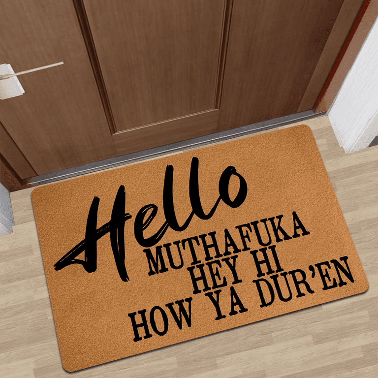 Tuxedo Cat Doormat, 3D Photo Cat Doormat, New Home Gift, Cat Decorative Mat,  Welcome to Our Home Doormat, Funny Welcome Mat 
