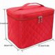 thumbnail image 3 of Large Makeup Bag, Portable Cosmetic Bag with Handle Zipper Waterproof Makeup, 3 of 5