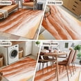 thumbnail image 5 of Burnt Orange Beach Coastal Area Rugs 3'x5', Small Throw Rugs for Living Room Bedroom, Summer Nautical Seaside Ocean Ombre Indoor Outdoor Rug Non-Slip Low Pile Carpet Runner Reversible Floor Mats, 5 of 8