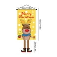 thumbnail image 3 of HomeKingdee Christmas Decorations Indoor,Festival Christmas Door Hanging Flag Santa Snowman Elk Cloth Banner Ornaments Durable Party Household Show Window Decor, 3 of 6