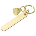thumbnail image 3 of Key Rings for Keychains, 2 Inch Length Copper Strip Pure Brass Keychain, 3 of 5