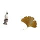 thumbnail image 5 of Figura de loro Figura de loro Figura de escritorio Escultura de ginkgo Hierro forjado Colgante de pared Decoración de resina Artesanía única Adecuada, 5 of 8