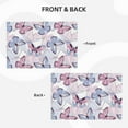 thumbnail image 3 of Placemats Set Of 4 / 6, Butterflies In Pastel Placemats For Dining Table Indoor/Outdoors Heat Resistant Washable Placemats 18" X 12", 3 of 8
