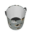 thumbnail image 3 of Kll Funny Beagle Active Dog Waterproof Foldable Laundry Hamper Bucket With Handles For Storage Bin,Kids Room,Home Organizer (Small), 3 of 8