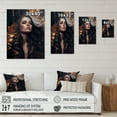 thumbnail image 4 of Designart Gold And Black Sensual Woman IV Canvas Wall Art, 4 of 5
