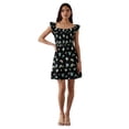 thumbnail image 1 of Dorothy Perkins Robe Courte à Fleurs Froncée pour Femmes, 1 of 3