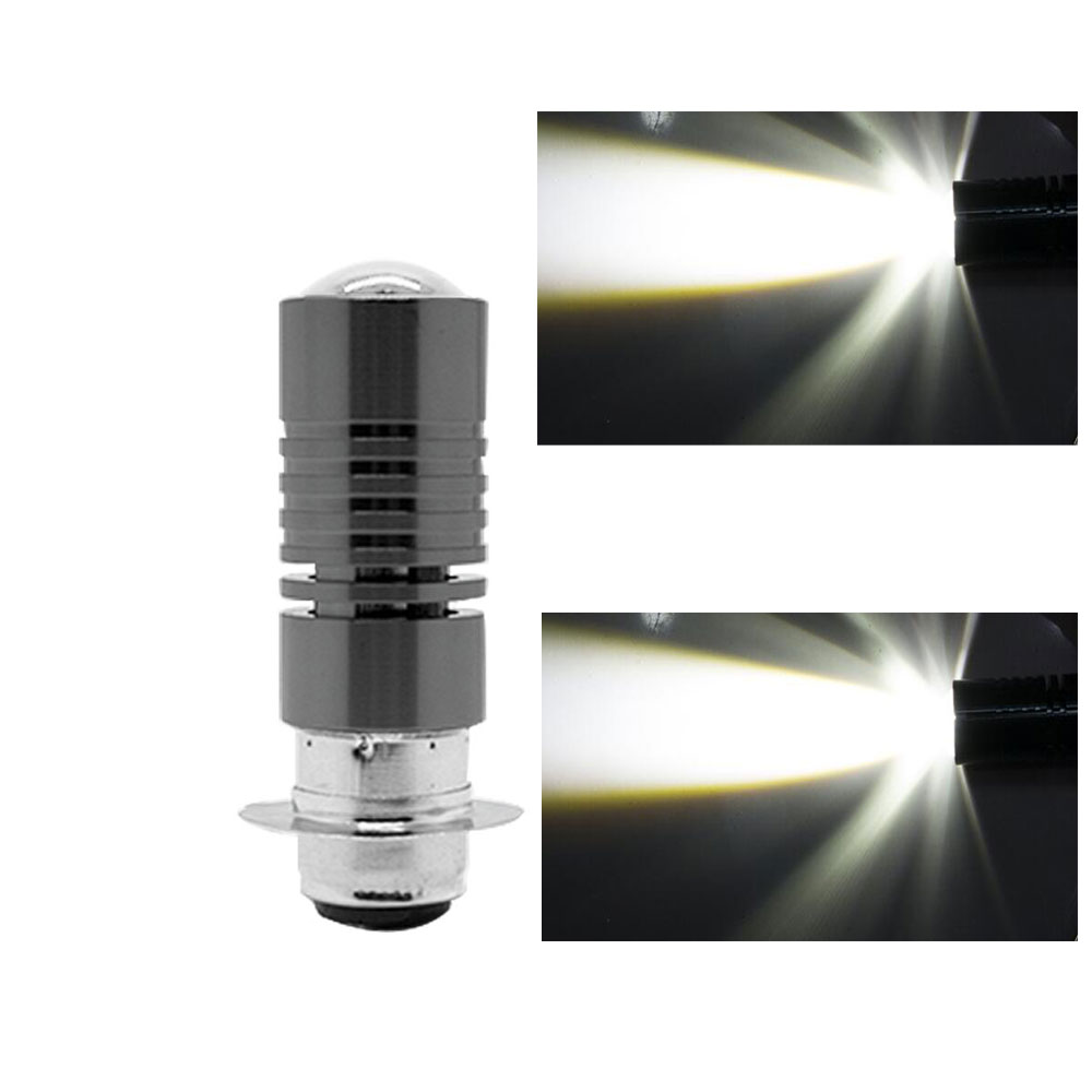 Ruiandsion BA20D CSP LED Motorcycle Headlight Bulb – Hi/Lo, 1800lm, 9-32V AC/DC12V