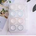 thumbnail image 2 of SNNROO Contact Lens Cases 4PCS, Portable Contact Lens Cases for Left/Right Eyes, Sight Savers with Box Container Soak Storage Travel Cases Kit,Contact Lens Storage Holder White, 2 of 6