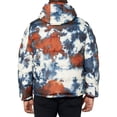 thumbnail image 2 of Chaqueta Tommy Hilfiger para hombre, con capucha, acolchada, azul marino/naranja, talla L, 2 of 3