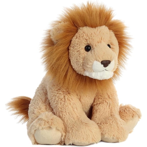 Aurora Lion Stuffed Animal Brown Plush Toy 14 Inch
