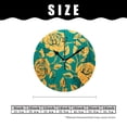 thumbnail image 2 of 12 Inch Wall Clock Battery Operated Silent Clock Decorative for Office, Kitchen, Outdoor, Living Room，Abstract Cute Flowers And Leaves Image, 2 of 5