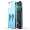 thumbnail image 1 of TalkingCase Slim Phone Case Compatible for Apple iPhone 12, 12 Pro, Blue Wings2 Print, Lightweight,Flexible,Soft, USA, 1 of 7