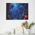 thumbnail image 6 of Logiee Deep Sea Glowing Fishes Print Canvas Wall Art,Canvas Picture Prints with Frame, Wall Art Decorative,Canvas Decorative,Suitable for Living Room Bedroom Office Room 30x40, 6 of 6
