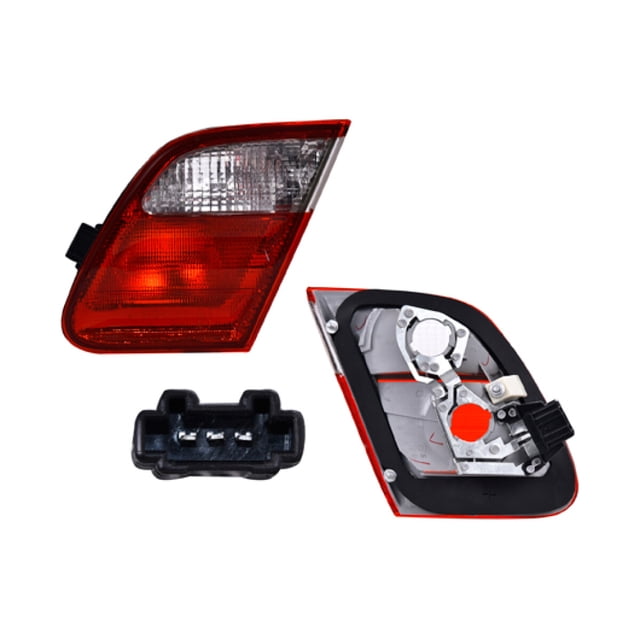 Calavera E320 1999 A 2001 Mercedes-Benz Interior DEPO Blanca/Roja