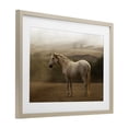 thumbnail image 3 of Stupell Industries Morning Mist Horse Portrait Birch Framed Print Under Glass design by Sally Linden, 14 x 20, 3 of 10