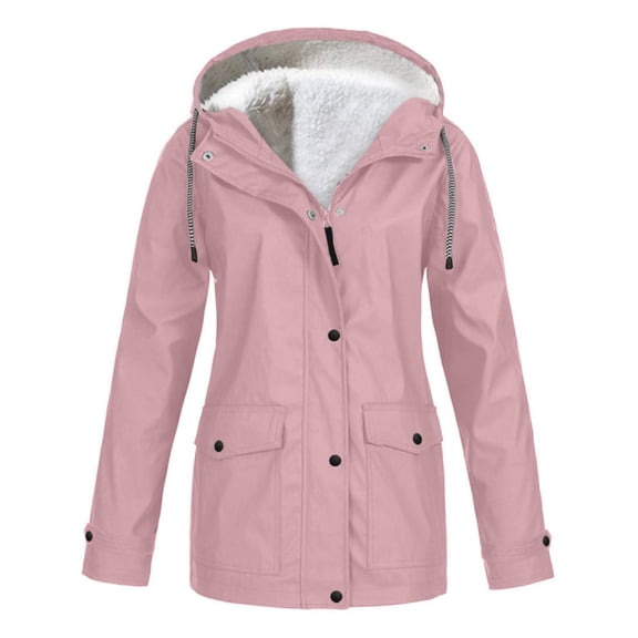 Deepwonder Women's Waterproof Ski Jacket Warm Winter Thicken Fleece Snow Coat Mountain Windbreaker Hooded Snowboarding Jacket Plus Size S to 5XL