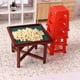 thumbnail image 1 of 1: 6 proportions Red 4 Chairs Set exquisite enough and have an excellent decorative effect (3.6 * 3.6 * 5cm), 1 of 5