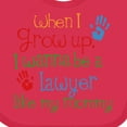 thumbnail image 4 of Inktastic Lawyer Like Mommy Boys or Girls Baby Bib, 4 of 4