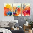 thumbnail image 2 of wall26 3 Panel Canvas Wall Art Abstract Oil Painting Pictures Home Wall Decorations for Bedroom Living Room Paintings Canvas Prints Framed - 24"x36" x 3 Panels, 2 of 4