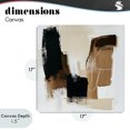 thumbnail image 4 of Stupell Industries Contemporary Earthy Hues Neutral Balance Canvas Art, 17 x 17, by Petals Prints Design, 4 of 8