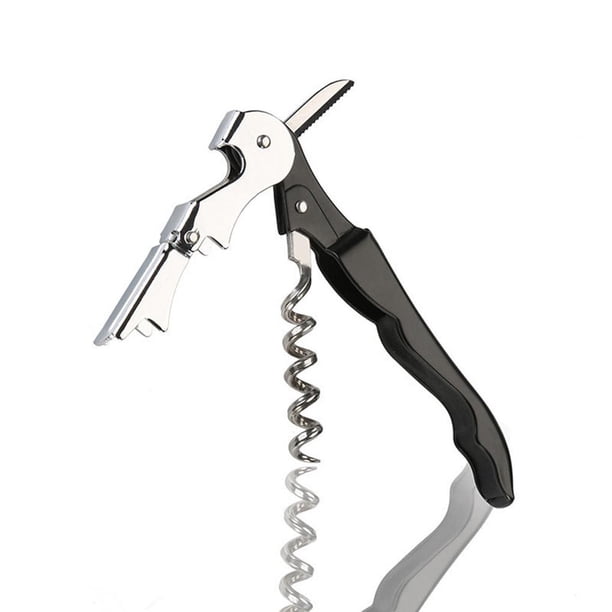 Abridor De Botellas De Vino Y Cerveza Con Bisagras Dobles, Abridor De Tapas De Sacacorchos De Metal, Barra De Casa, Churchkey Kearding HA023274-00