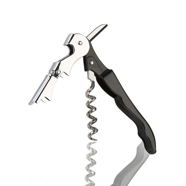 Abridor De Botellas De Vino Y Cerveza Con Bisagras Dobles, Abridor De Tapas De Sacacorchos De Metal, Barra De Casa, Churchkey Yuarrent HA023274-00